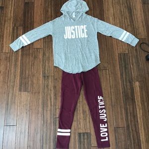 One set of justice clothes